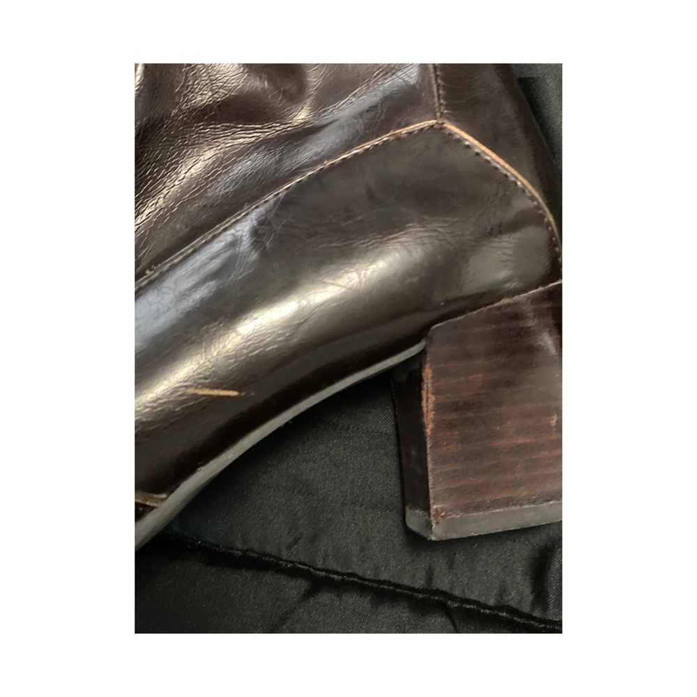 Franco Sarto Brown Leather Boots. - Picture 6 of 6